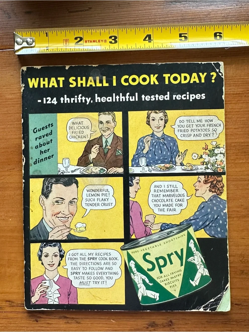 What Shall I Cook Today? Vintage Cook Book - Spry Good Housekeeping